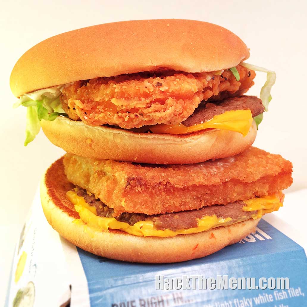 Land Sea and AIr Burger - McDonalds Secret Menu | #HackTheMenu