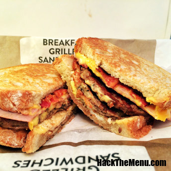 loaded sandwich breakfast jack box grilled menu secret hackthemenu