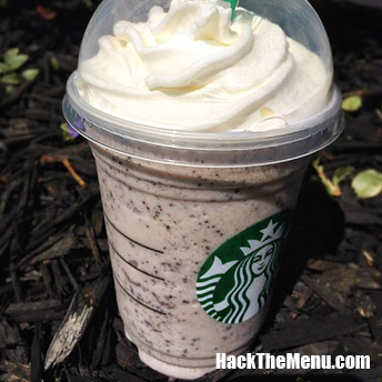 Starbucks Cookies And Cream Frappuccino Hackthemenu