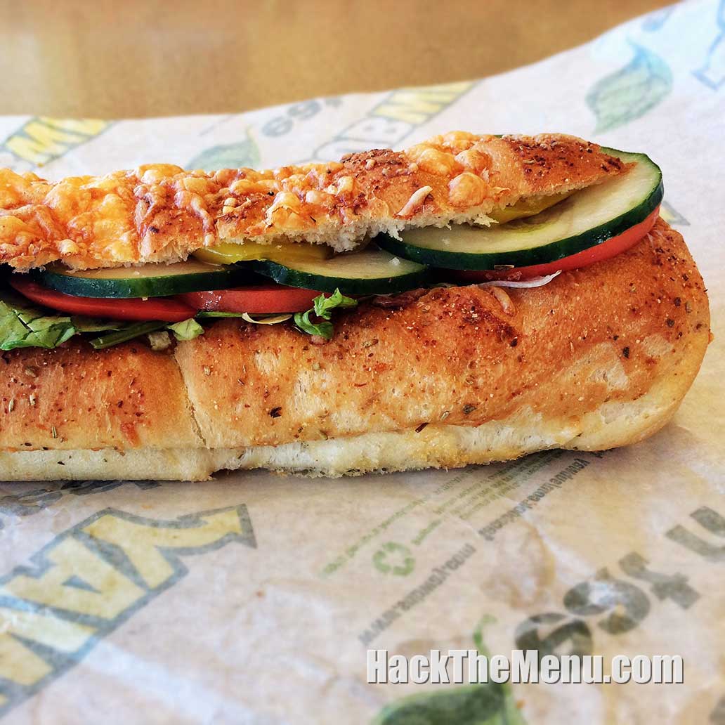 subway menu bread