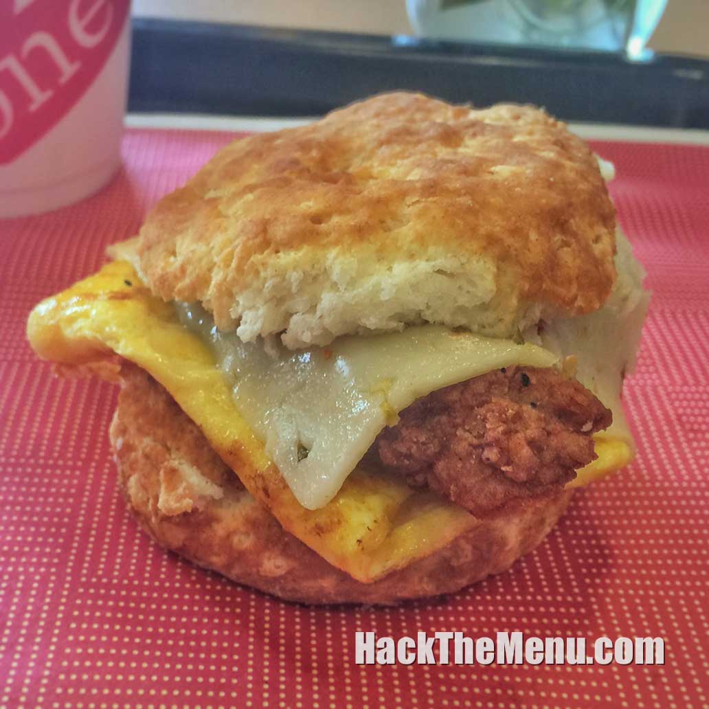 Spicy Chicken, Egg & Cheese Biscuit - Chick-fil-A Secret Menu | #