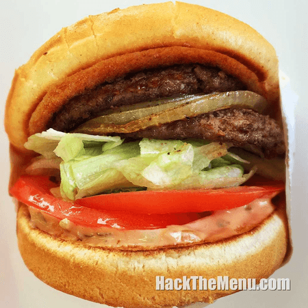 Tomato-Wrapped Flying Dutchman Burger - In-N-Out Secret Menu