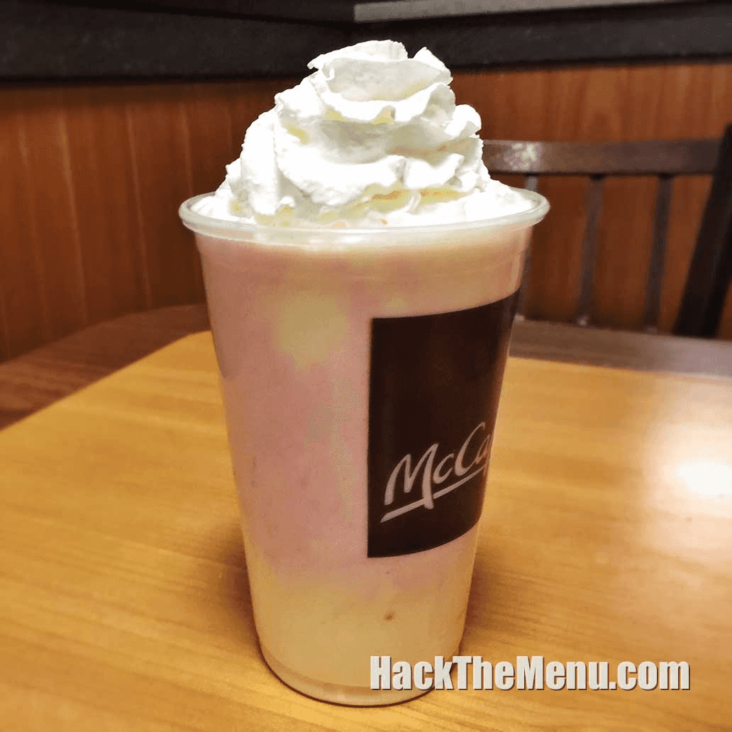 Strawberry Eggnog Shake | McDonalds